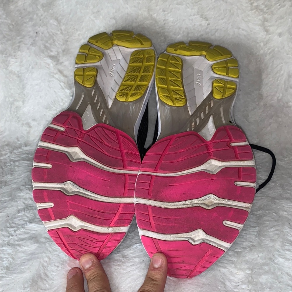 ASICS Women's Black and Pink Running Shoes - Picture 9 of 9